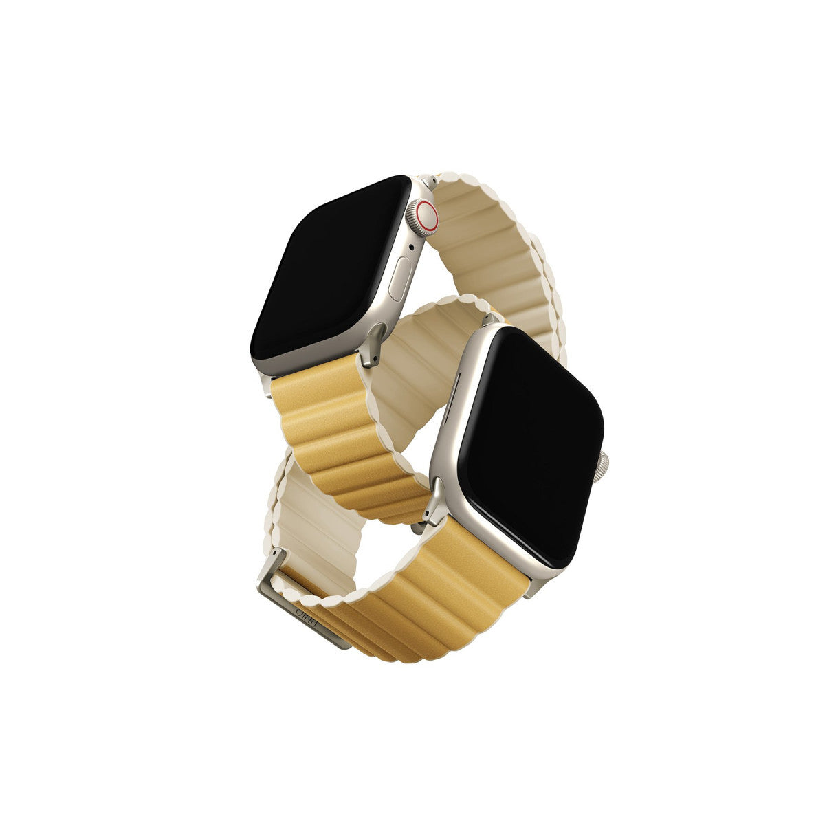 Uniq Apple Watch 41mm Revix Premium Reversible Manyetik Kordon - Mavi-Açık Mavi